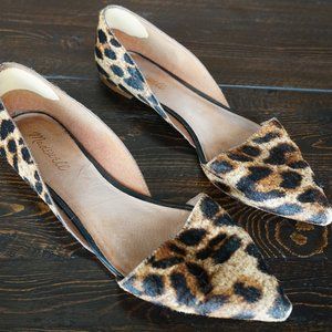 Madewell Leopard Pointy Flat D’Orsay Cut